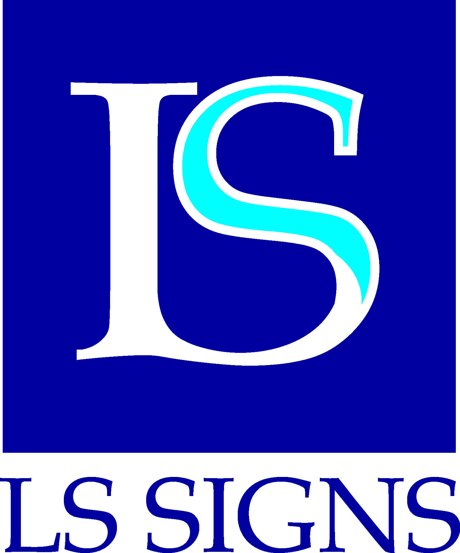 LS Signs Logo Vector Logo